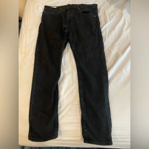 Levi’s 512 Slim Taper Flex Mens Jeans 33 x 30 in Black